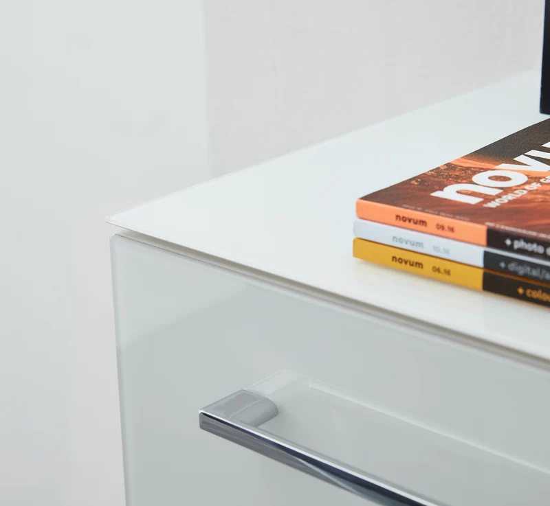 Büro-Set 8-teilig | Glas & Abschließbar & Soft-Close