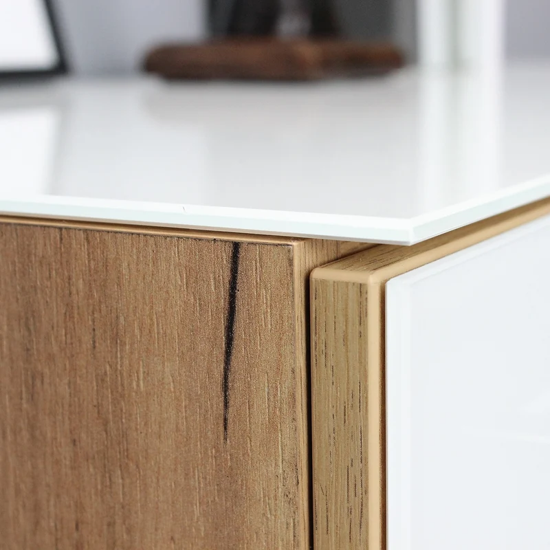 Büro-Set 8-teilig | Glas & Abschließbar & Soft-Close