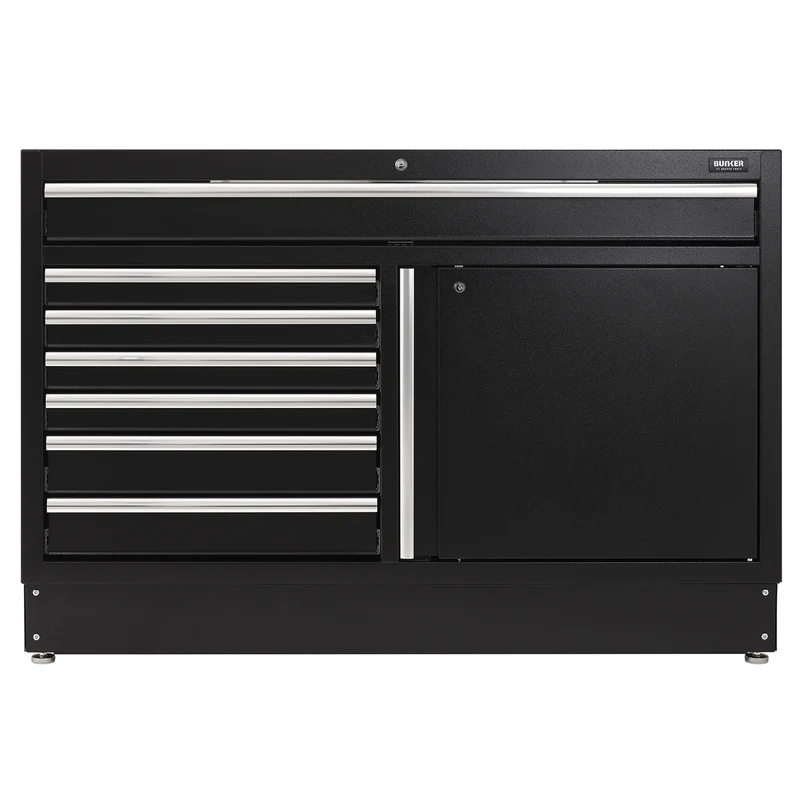 BUNKER Modular Floor Cabinet, 7 Drawer, 1360mm