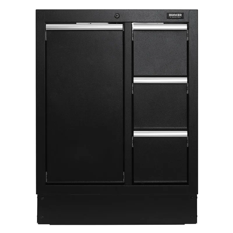 BUNKER Modular Power Tool Base Cabinet, 4 Drawer, 680mm