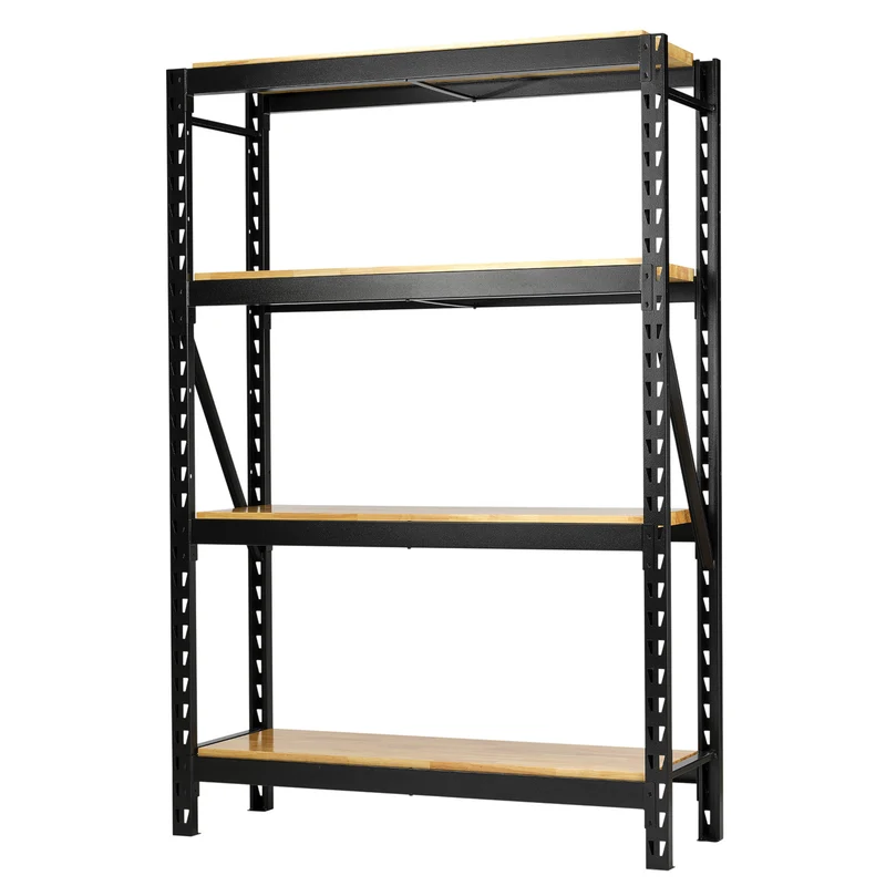 BUNKER 18 Piece Modular 4 Tier Racking with Shelving, 1500mm