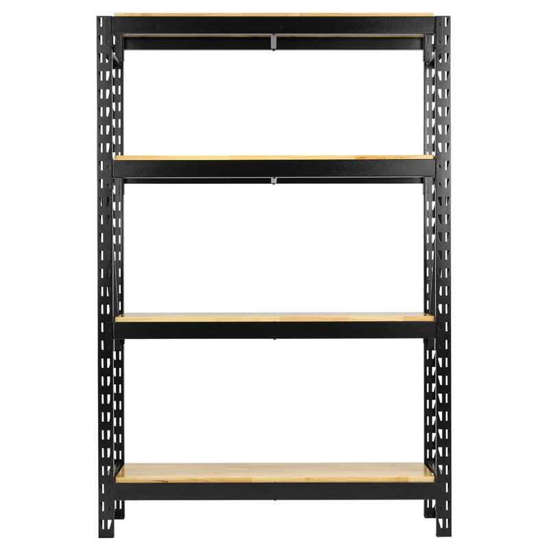BUNKER 18 Piece Modular 4 Tier Racking with Shelving, 1500mm