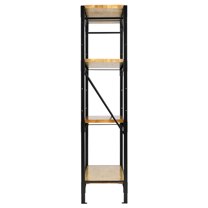 BUNKER 18 Piece Modular 4 Tier Racking with Shelving, 1500mm