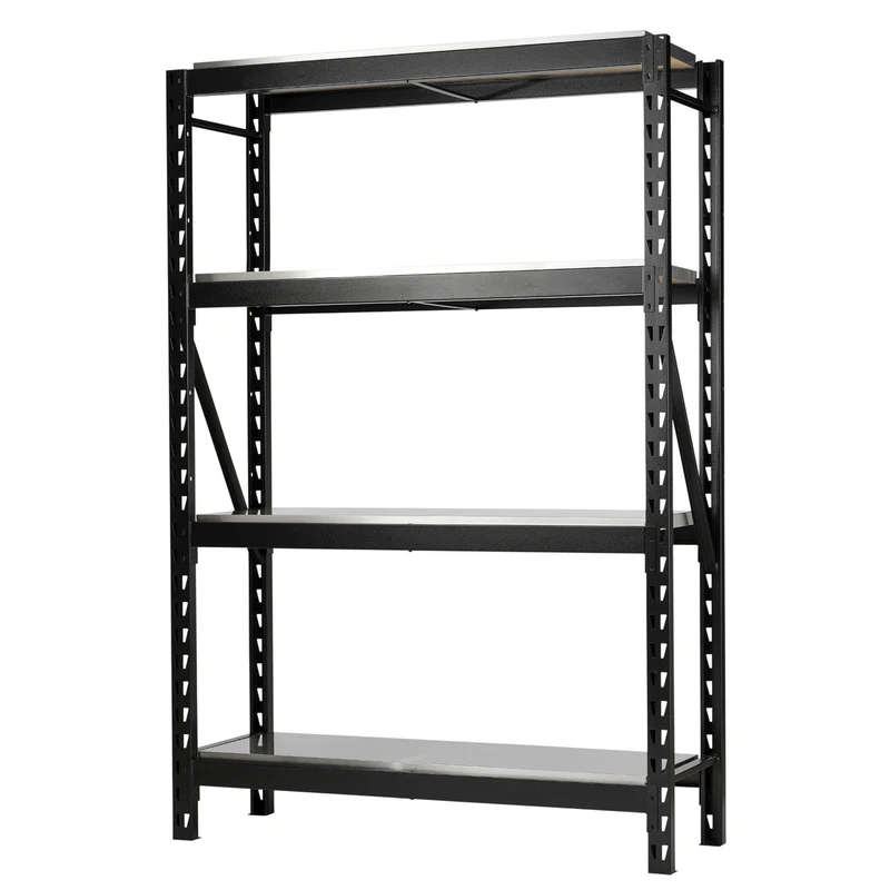 BUNKER 18 Piece Modular 4 Tier Racking with Shelving, 1500mm
