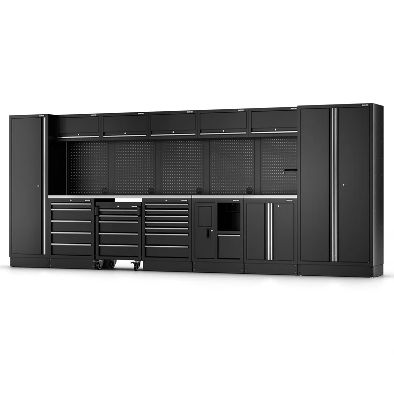 BUNKER 25 Piece Modular Storage Combo with Sink and Worktop, 4915mm