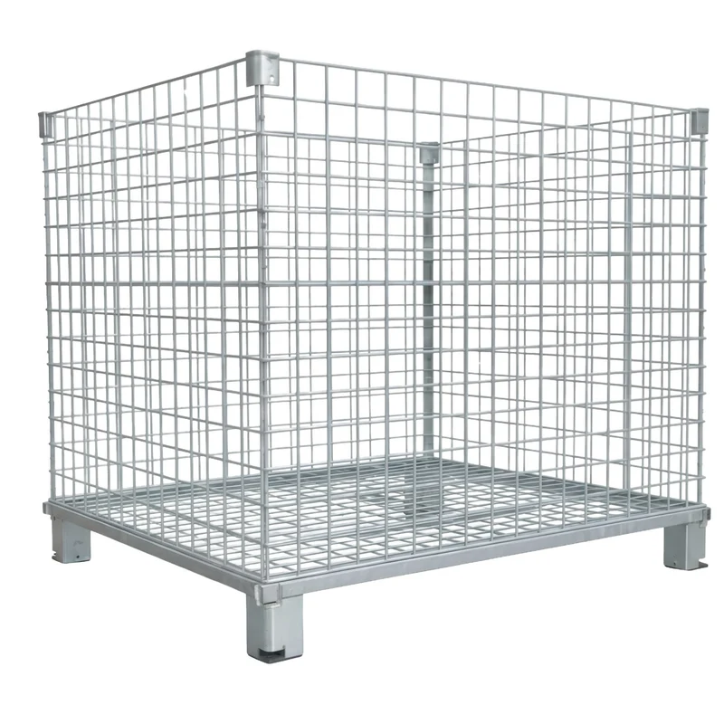 InhandKraft® Gitter-Transportbox - Palettenbox - Faltbar - 500 kg Tragkraft