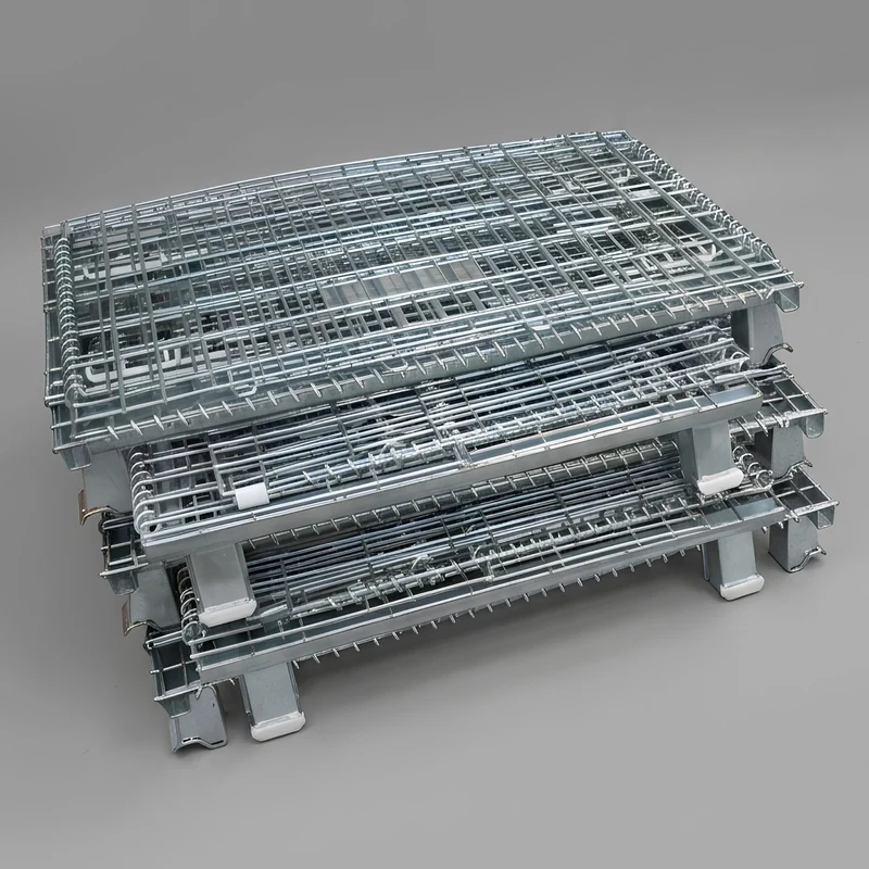 InhandKraft® Gitter-Transportbox - Palettenbox - Faltbar - 500 kg Tragkraft