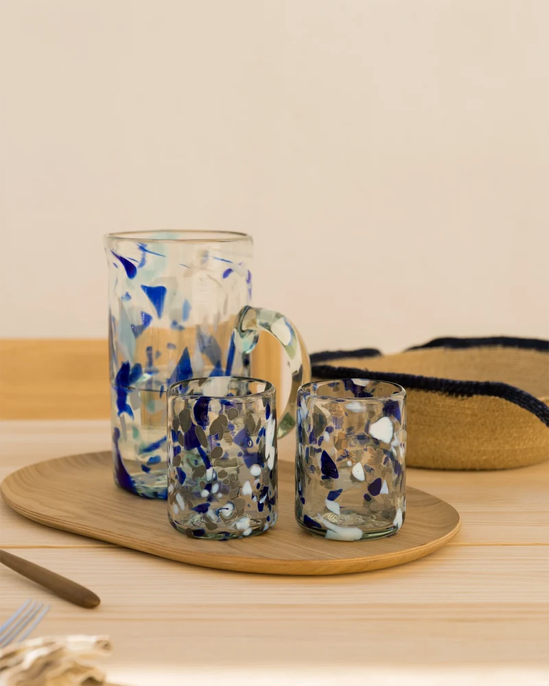 Alaró blown glass jug