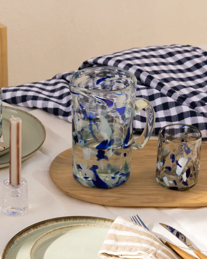 Alaró blown glass jug