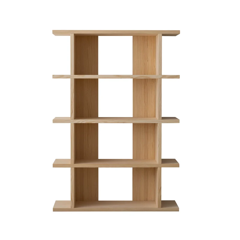 Castell solid wood bookcase 106.5 x 152.6 cm