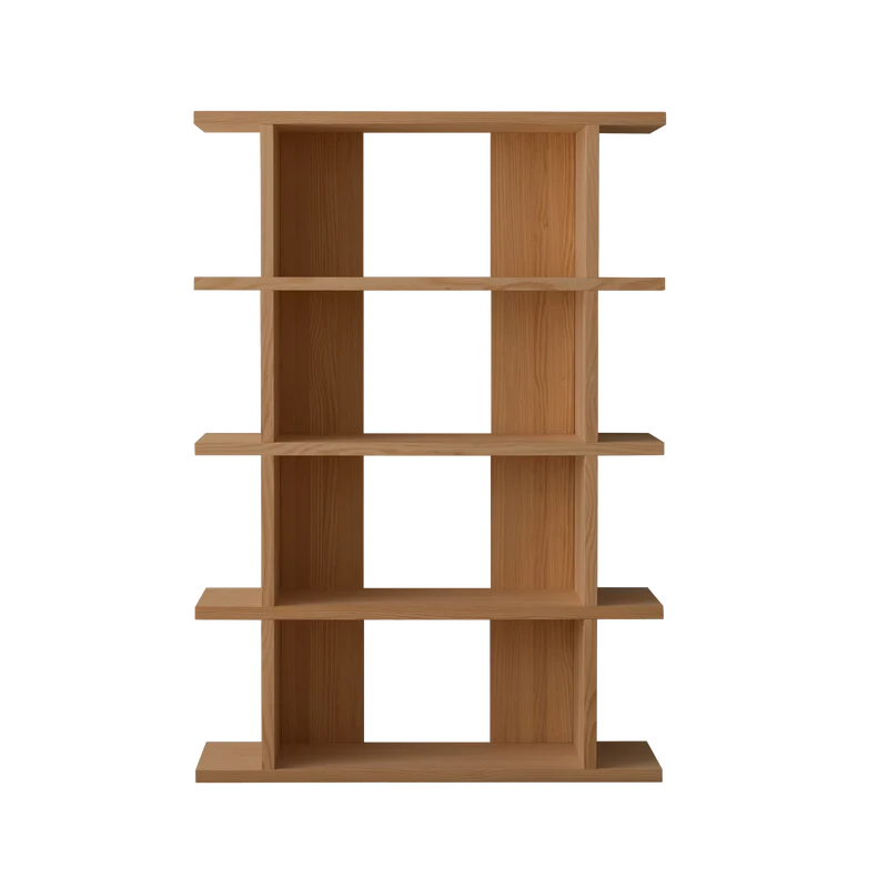 Castell solid wood bookcase 106.5 x 152.6 cm
