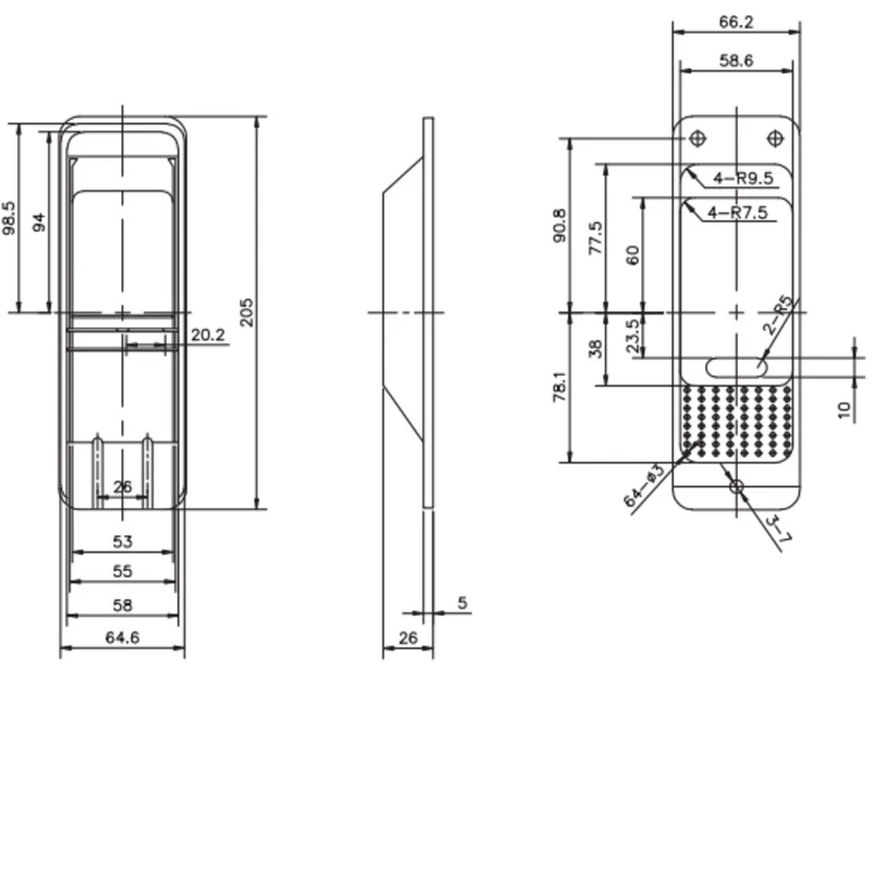Lüfterkasten für ISO-Container