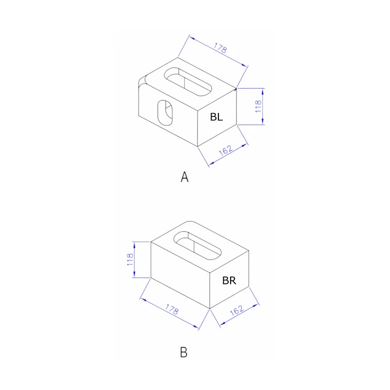 Containereckbeschlag - Corner Castings ohne Primer