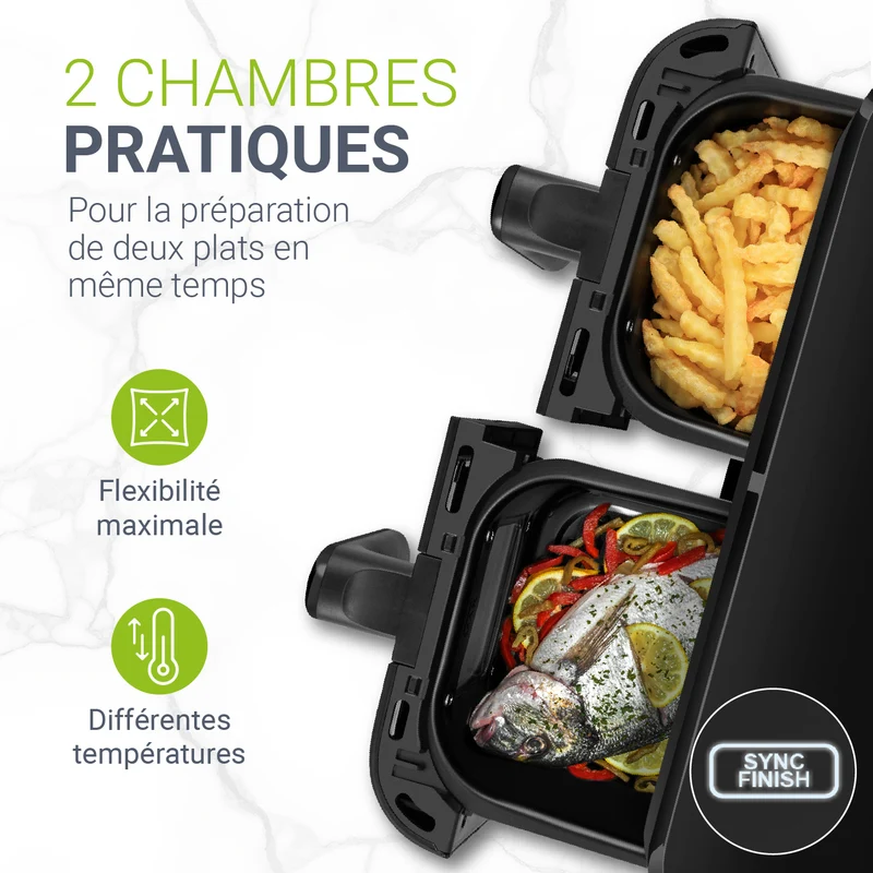 Heißluftfritteuse 9 L