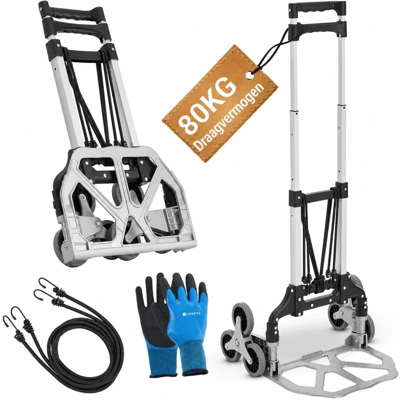 Klappbare Treppensackkarre bis 80 kg