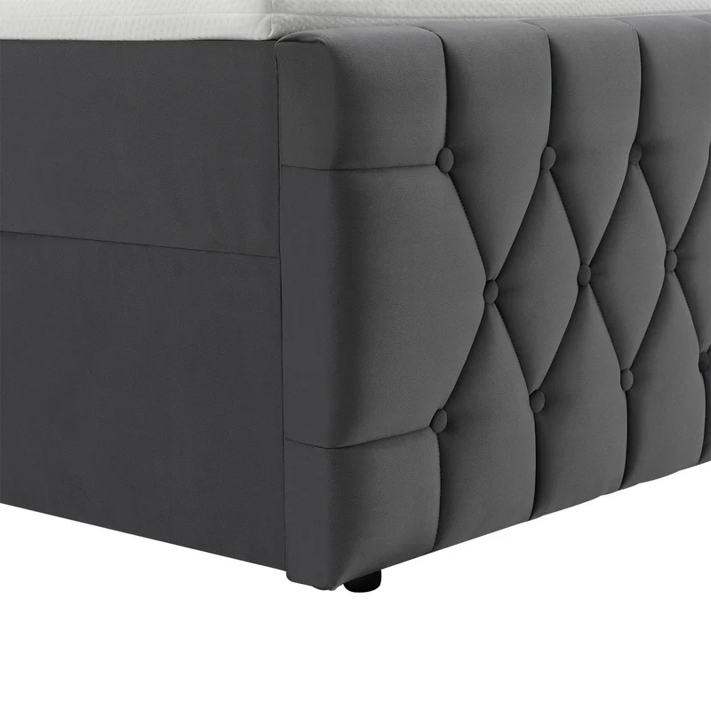 Boxspringbett Leona - Samt