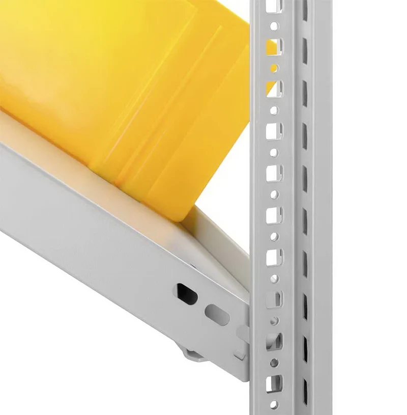 Schrägbodenregal Anbauregal – verzinkt, H 2000 mm, B 1000/1300 mm