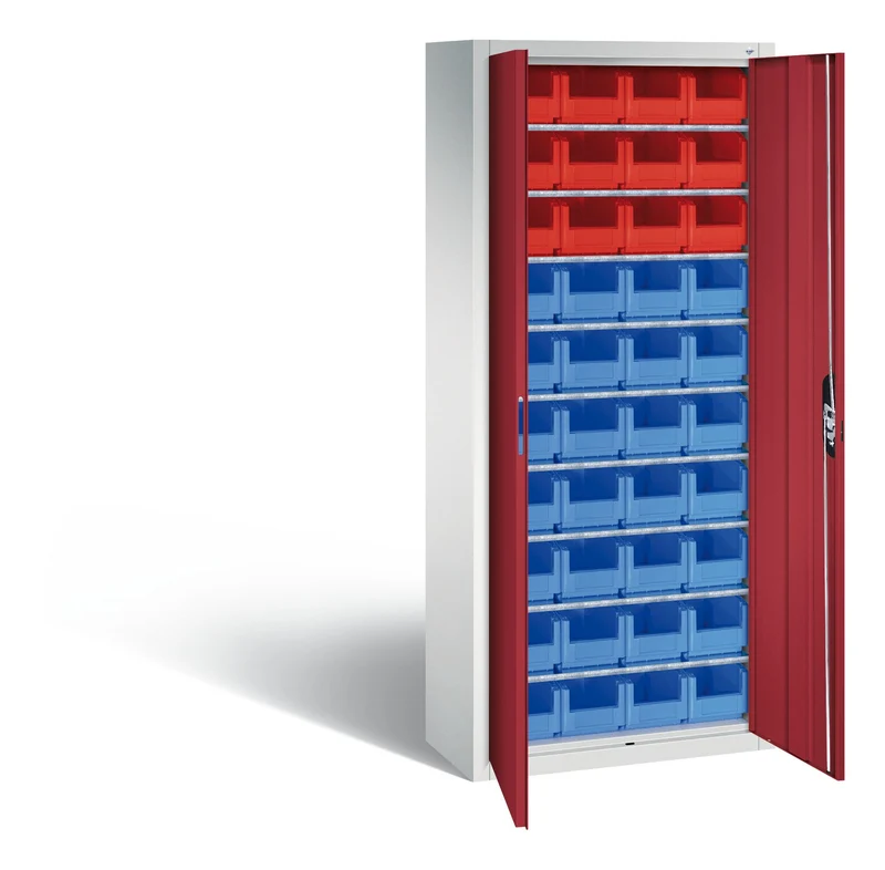 Magazinschrank mit 9–14 Fachböden – Traglast 70 kg, in RAL-Farben