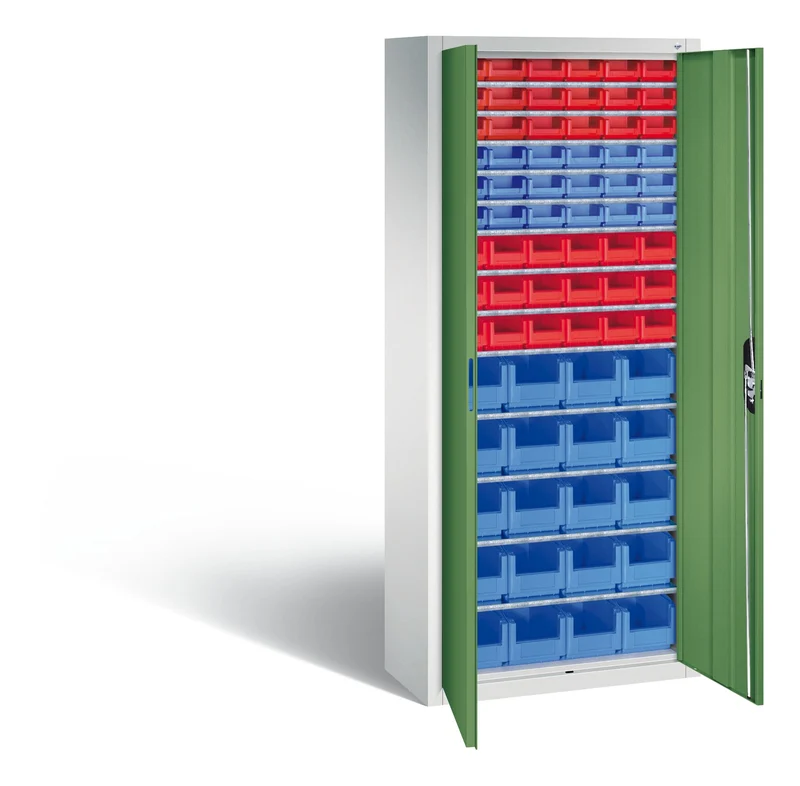 Magazinschrank mit 9–14 Fachböden – Traglast 70 kg, in RAL-Farben