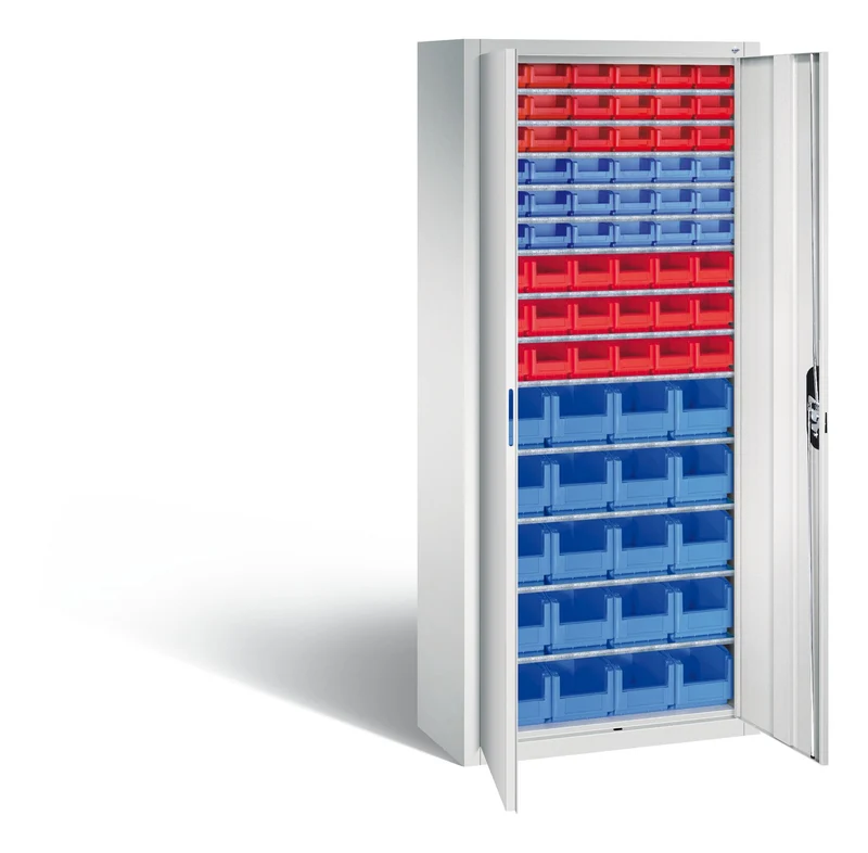 Magazinschrank mit 9–14 Fachböden – Traglast 70 kg, in RAL-Farben