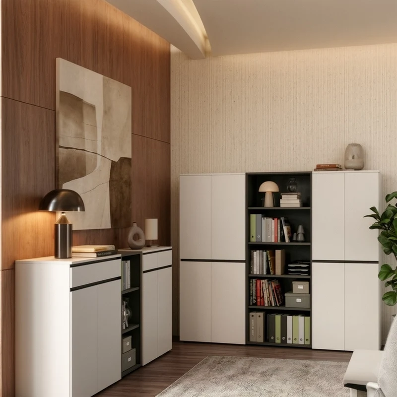 Aktenschrank hoch 197 cm | 5 Ordnerhöhen Soft-Close