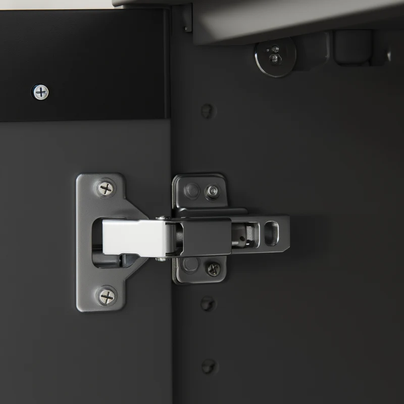 Badmöbel-Set 5-teilig XXL | Hochschrank, Unterschrank, Midischrank, Badkommode, Runder Spiegel | Soft-Close & Matt