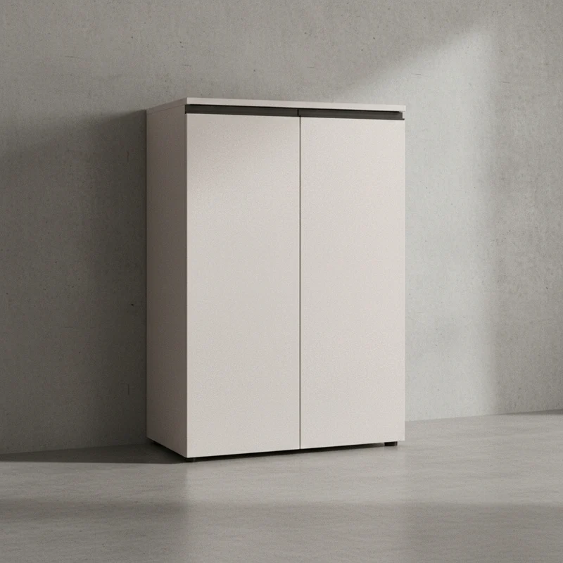 Aktenschrank 81x120 cm | 3 Ordnerhöhen & Soft-Close | Büro & Home Office