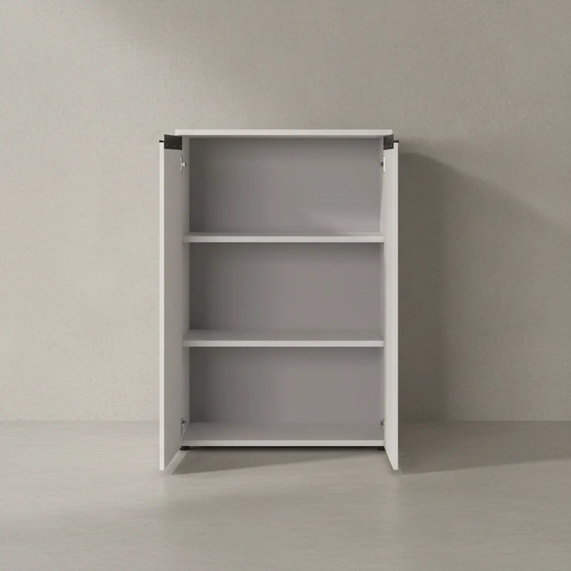 Aktenschrank 81x120 cm | 3 Ordnerhöhen & Soft-Close | Büro & Home Office