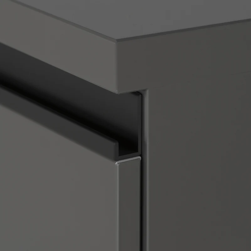 Aktenschrank 81x120 cm | 3 Ordnerhöhen & Soft-Close | Büro & Home Office