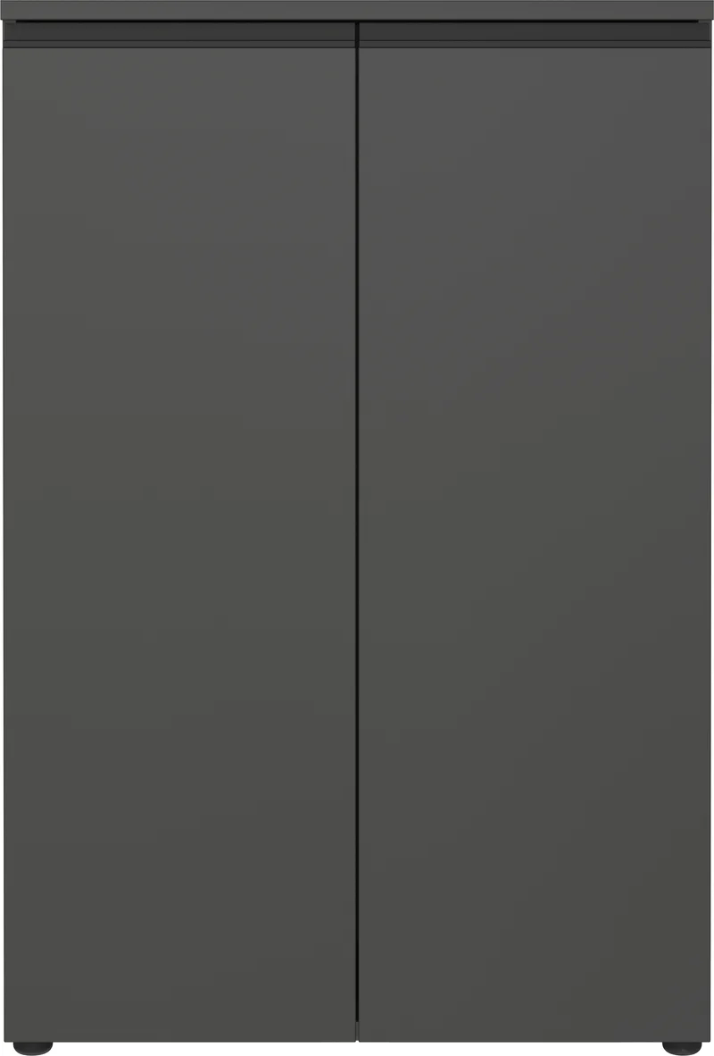 Aktenschrank 81x120 cm | 3 Ordnerhöhen & Soft-Close | Büro & Home Office