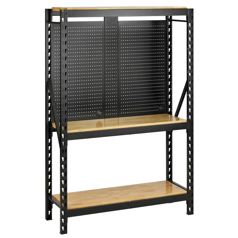 BUNKER 22 Piece Modular 5 Tier Racking with Stainless Steel Shelving, 1500mm