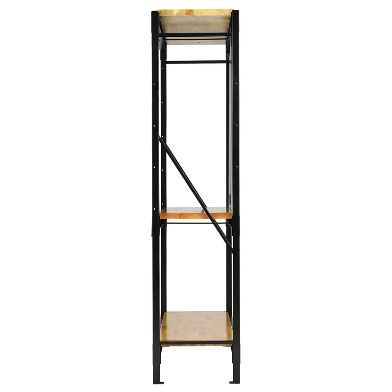BUNKER 22 Piece Modular 5 Tier Racking with Stainless Steel Shelving, 1500mm