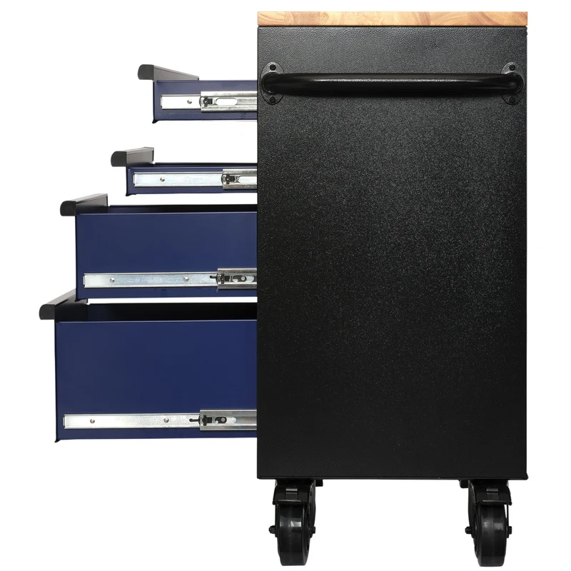 BUNKER 7 Drawer Workbench Roller Tool Cabinet, 41"