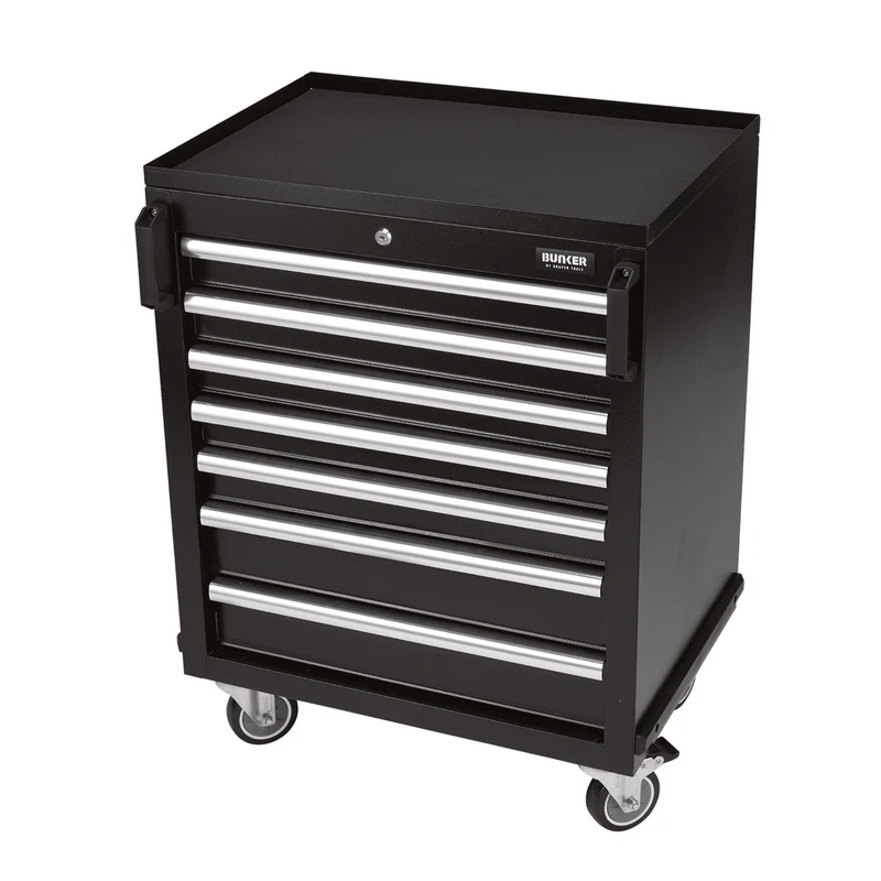 BUNKER Modular Mobile Cabinet, 7 Drawer, 646mm