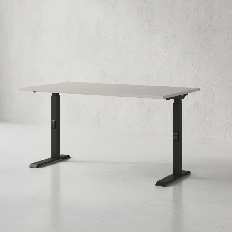 Schreibtisch | Höhenverstellbar (68-91 cm) & C-Fuß