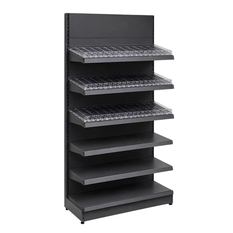 InhandKraft® Zigarettenregal für Kiosk & Laden - Modul 120 cm - Anthrazit