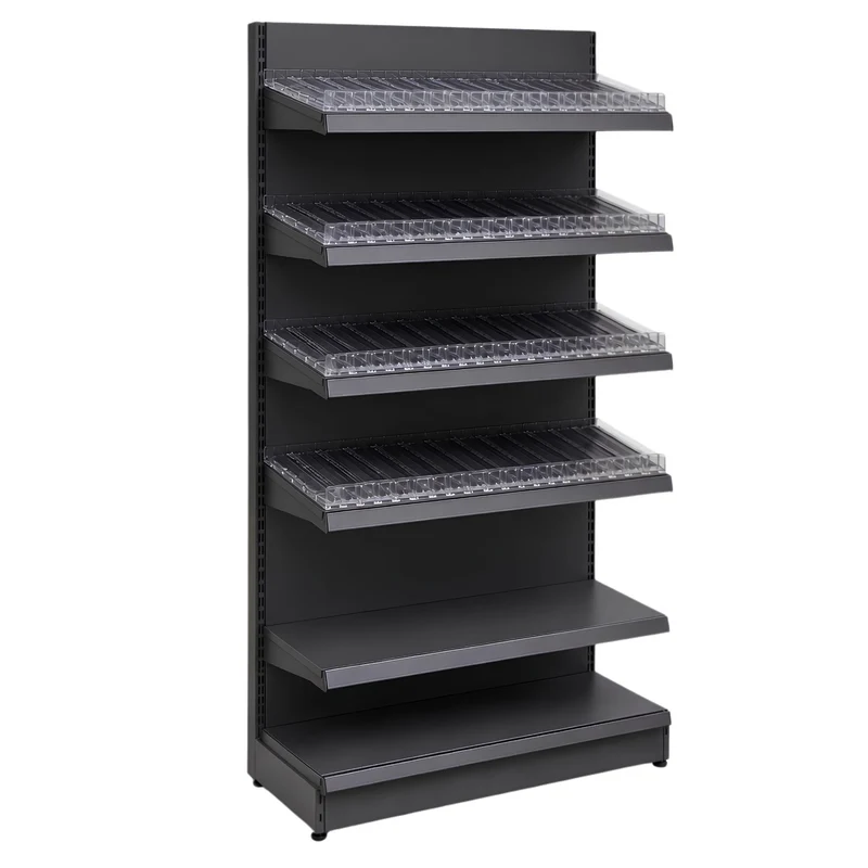 InhandKraft® Zigarettenregal für Kiosk & Laden - Modul 120 cm - Anthrazit