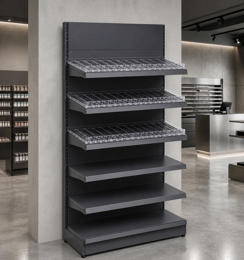 InhandKraft® Zigarettenregal für Kiosk & Laden - Modul 120 cm - Anthrazit