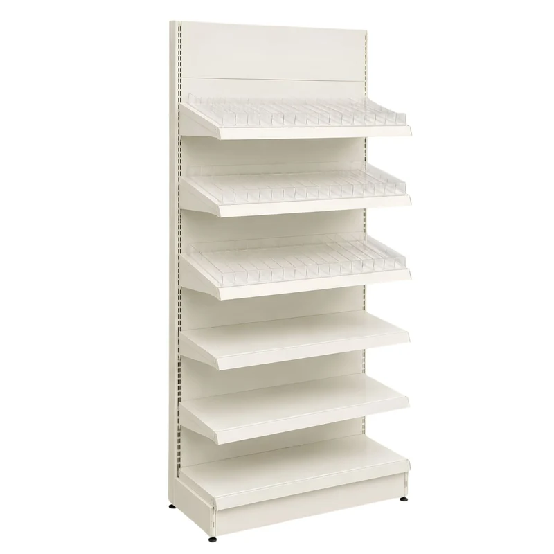 InhandKraft® Zigarettenregal für Kiosk & Laden - Modul 90 cm - Cremeweiß