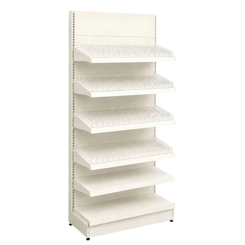 InhandKraft® Zigarettenregal für Kiosk & Laden - Modul 90 cm - Cremeweiß