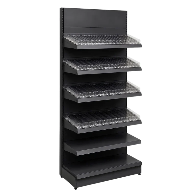 InhandKraft® Zigarettenregal für Kiosk & Laden - Modul 90 cm - Anthrazit