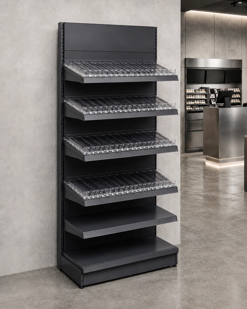 InhandKraft® Zigarettenregal für Kiosk & Laden - Modul 90 cm - Anthrazit