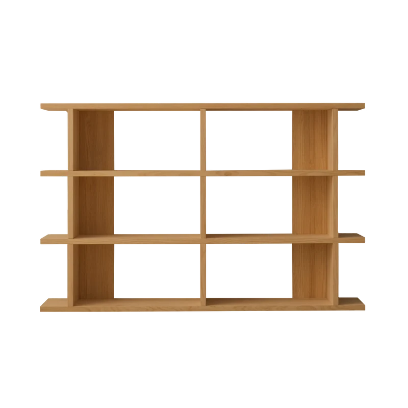 Montgó solid wood bookcase 180 x 115.2 cm