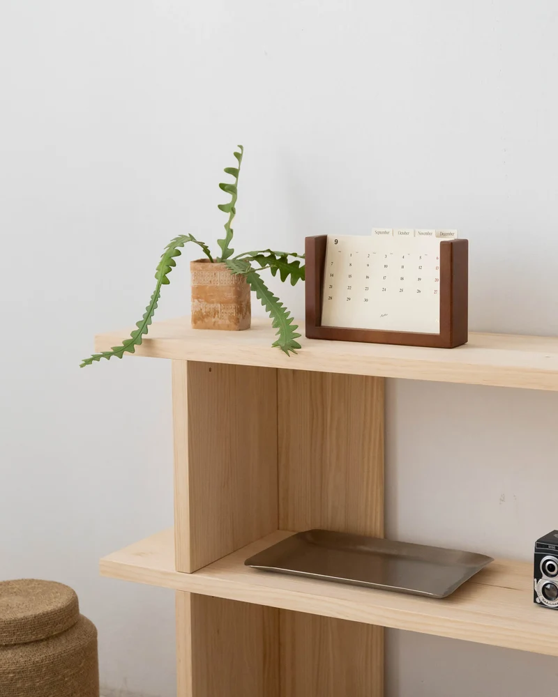 Montgó solid wood bookcase 180 x 77.8 cm
