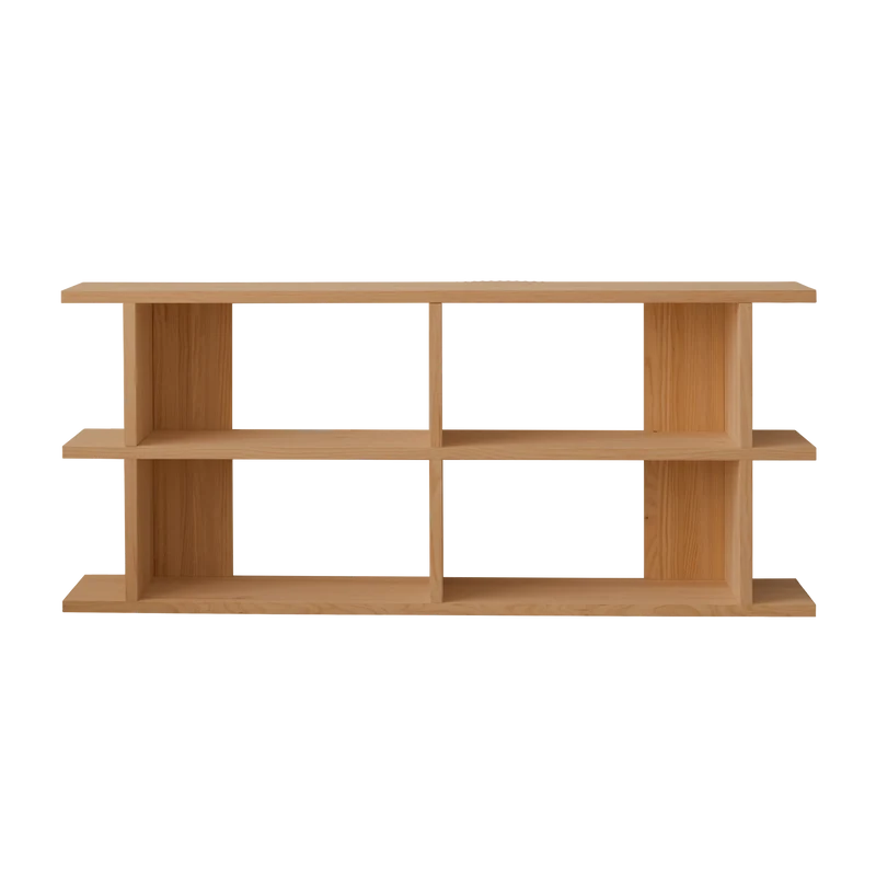 Montgó solid wood bookcase 180 x 77.8 cm