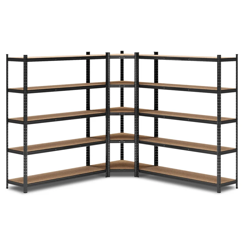 ALLSHELF Eckregal 2x 180x150x40cm + 1x 180x70x40cm