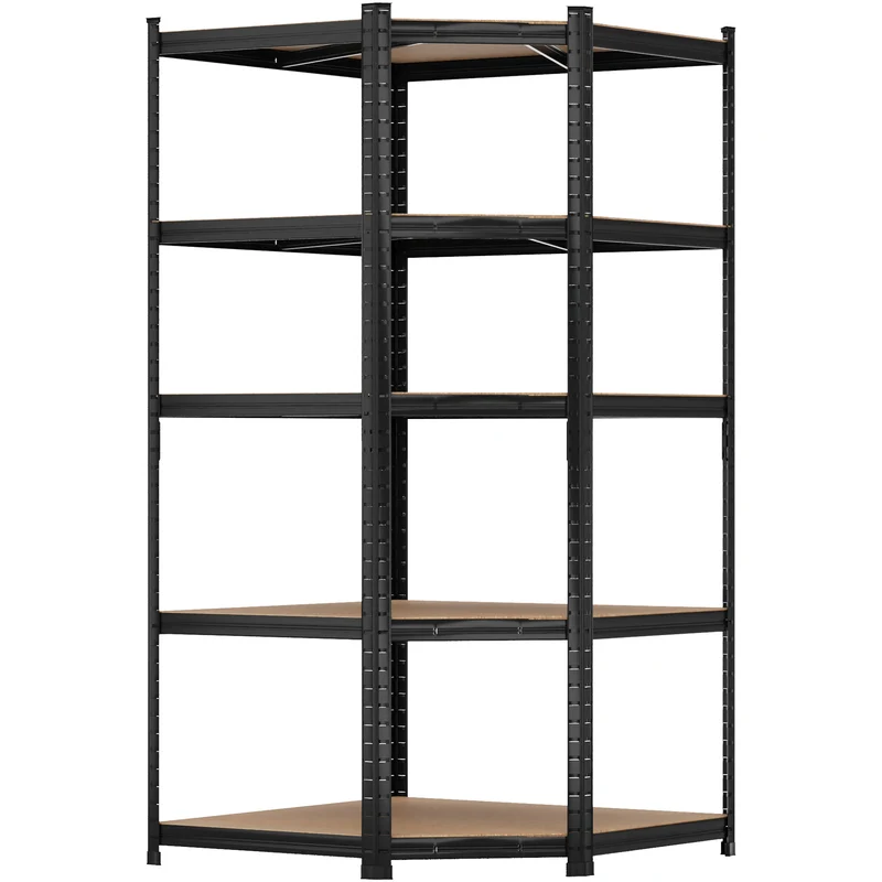 ALLSHELF Eckregal Schwerlastregal 180x90x60cm