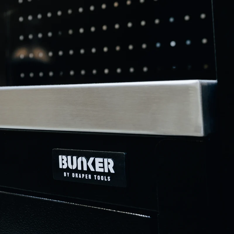 BUNKER 11 Piece Modular Storage Combo with Worktop, 1960mm