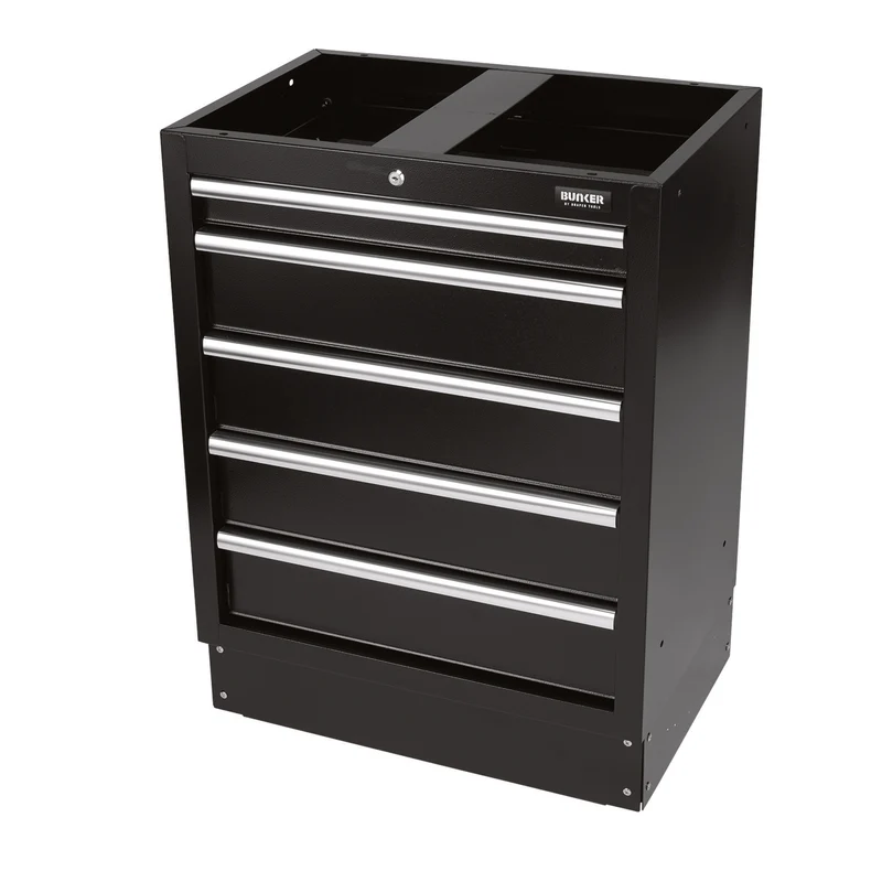 BUNKER Modular Floor Cabinet, 5 Drawer, 680mm
