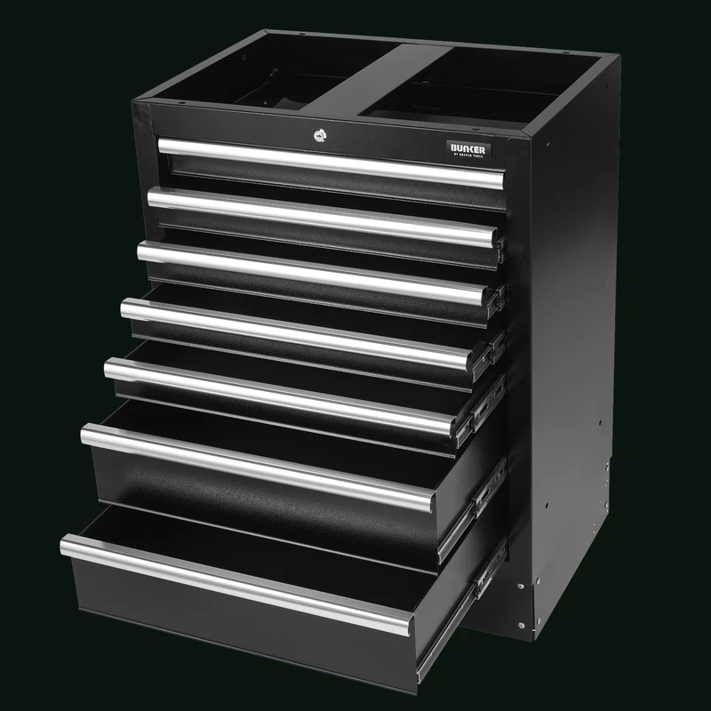 BUNKER Modular Floor Cabinet, 7 Drawer, 680mm